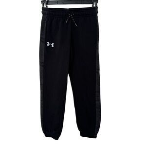 Under Armour Kids Black Sweatpants Boys Small
